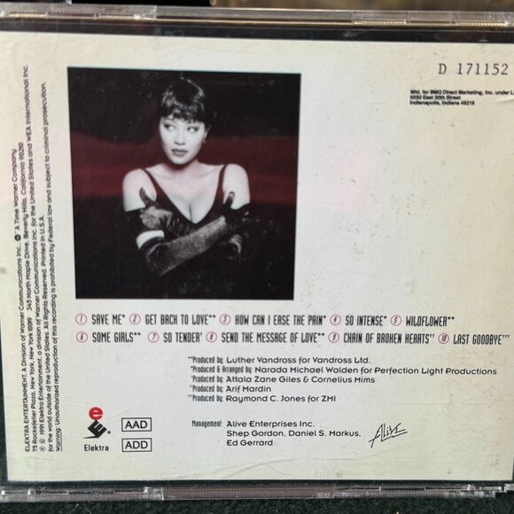 LISA FISCHER "SO INTENSE" COMPACT DISC * GREAT CONDITION * SLIGHTLY USED - Picture 4 of 5